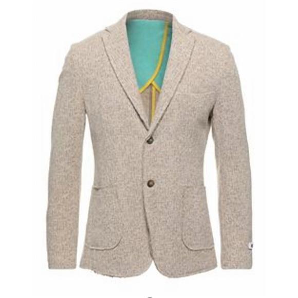 NEW BERNA men´s single breasted blazer in beige